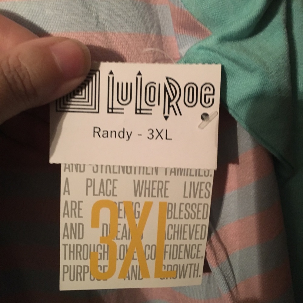 Lularoe Randy, striped - Picture 2 of 4